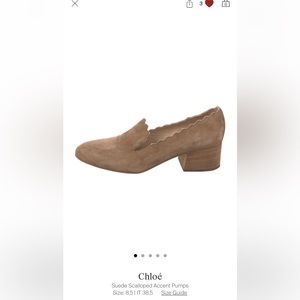 Chloe block heel loafer